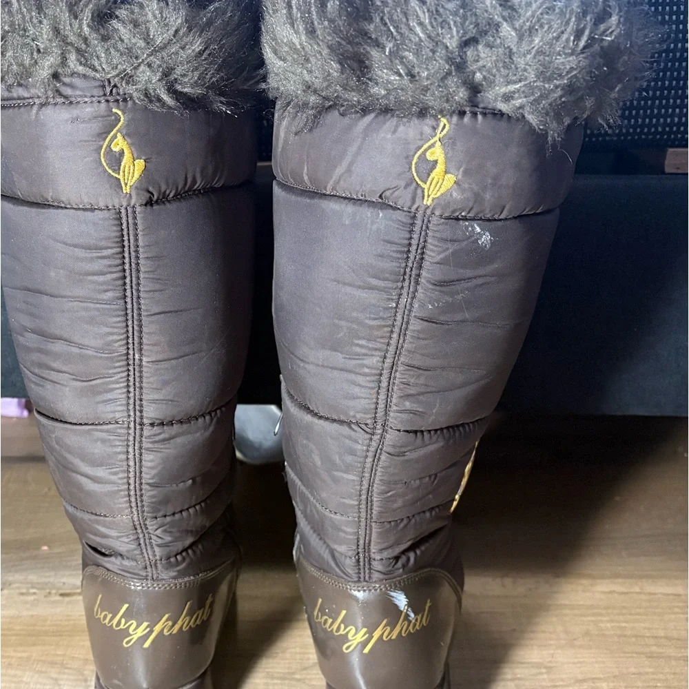 Baby Phat Dark Brown Winter Boots - Picture 3 of 10